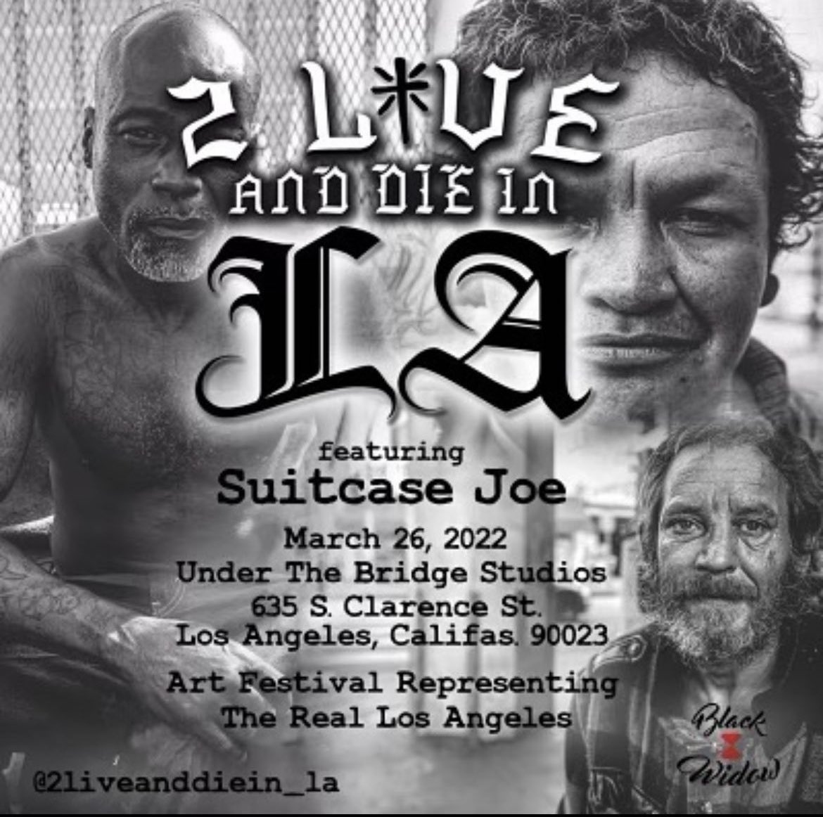 SuitcaseJoe_Go's tweet photo. Come out this Saturday. Tickets available on the 2 LIVE AND DIE Instagram page. https://t.co/QYYbCZiFsJ
