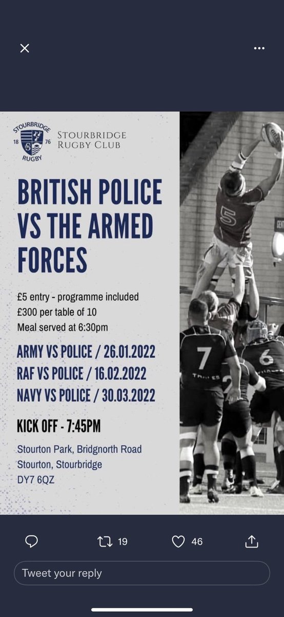 British Police Rugby (@BritPoliceRugby) / Posts / X