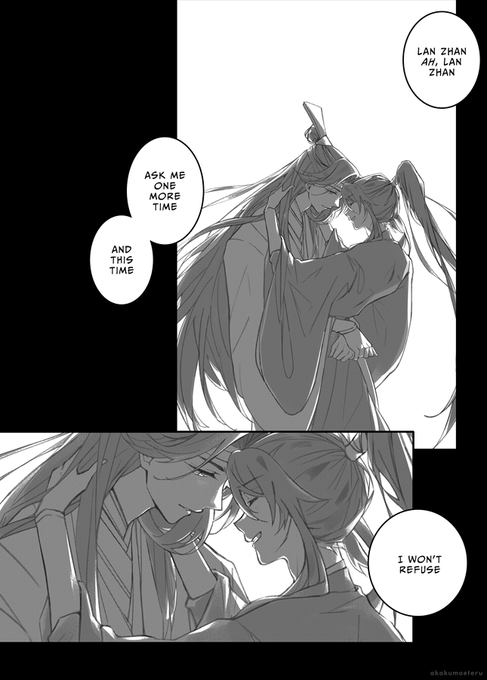 You can ask me now, and see if I'll refuse you anything. #魔道祖師 #忘羨
