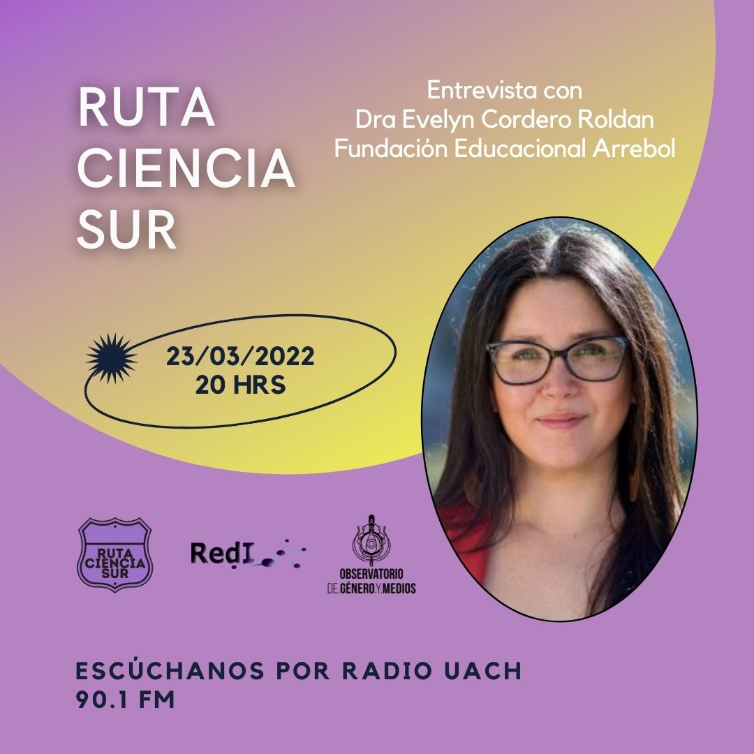 ObGeneroyMedios's tweet photo. 🟣Se viene el primer cap de entrevistas Ruta Ciencia Sur, con estudiantes de @SanMateoColegio en colaboración con @RedInvestChile 🎧
No te lo pierdas! escúchanos cada miércoles 20 hrs por @radiouach 90.1 FM, señal televisiva 52 (sd) 853 (hd) de Telsur o transmisión online https://t.co/tynOgY8DXz