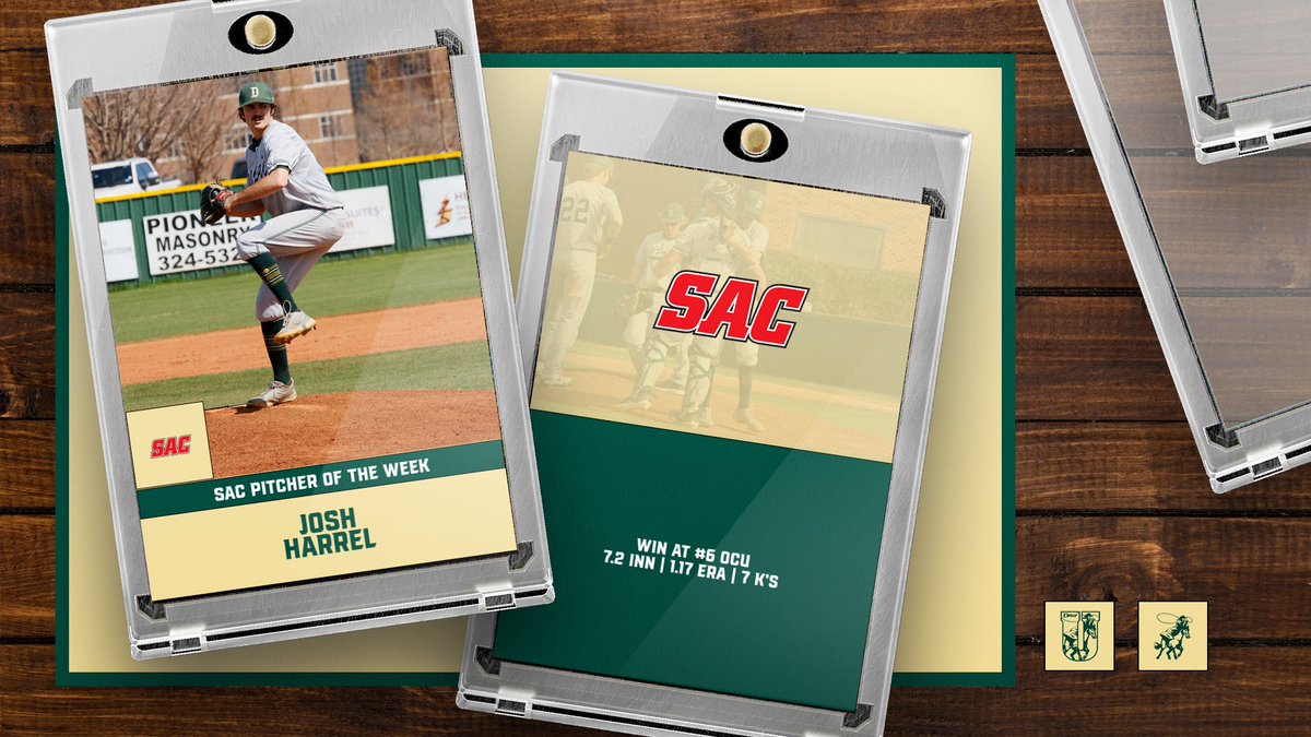 Josh Harrel has been selected as the SAC Pitcher of the Week after a sensational performance at #6 OCU on Sunday!🔥

#DroverDUB x #DroverNation🐎