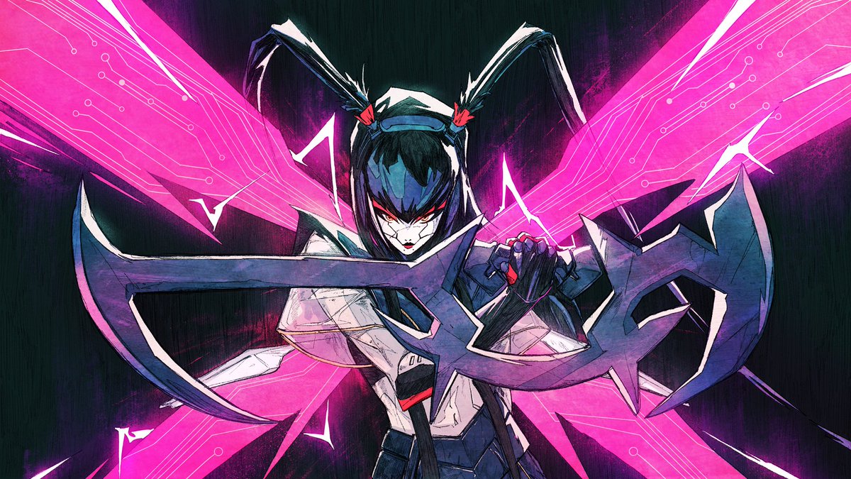 "I am robotic vengeance
                      
                     Bringer of justice"