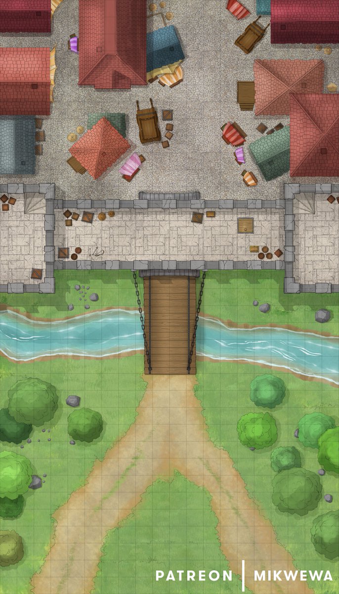 How long does it take to close this gate?
30 sec?
A minute?

#dndmap #battlemap