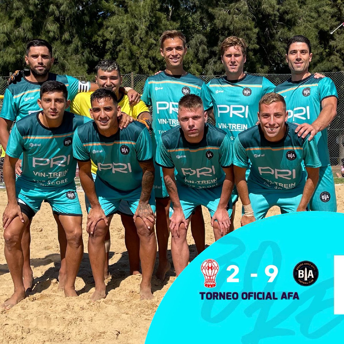 BuenosAiresCFC's tweet photo. #BACITY se llevó un excelente triunfo de Lanus venciendo con autoridad 9-2 a @CAHuracan por la fecha #2 del Torneo @afa.
¡Seguimos adelante todos juntos!
⚫️⭐️⚪️
¡Vamos City! #MásQueUnClub
#FútbolPlaya #BeachSoccer https://t.co/I9PU8jDgvK