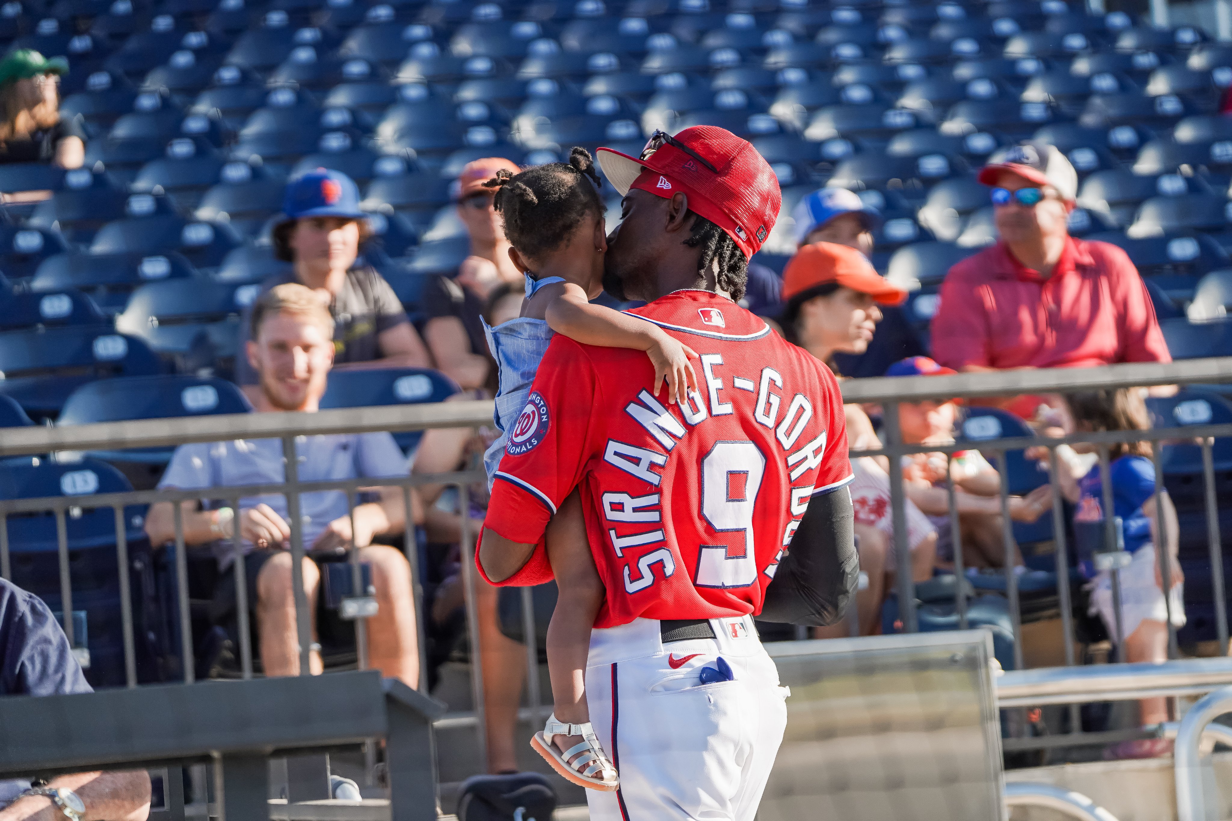 Washington Nationals on X: In case you wanted more family baseball  photos Dee Strange-Gordon with his daughter is almost *too* adorable.   / X