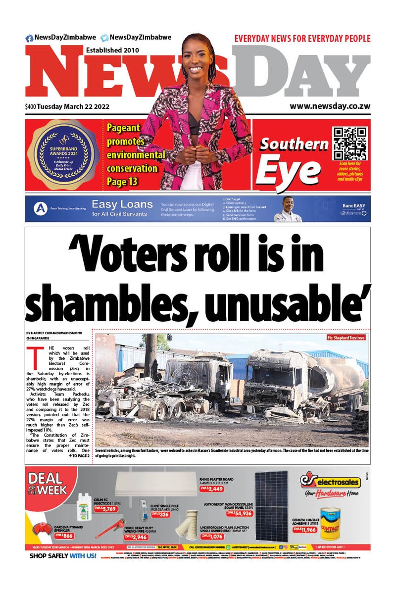 NewsDay Zimbabwe tweet media