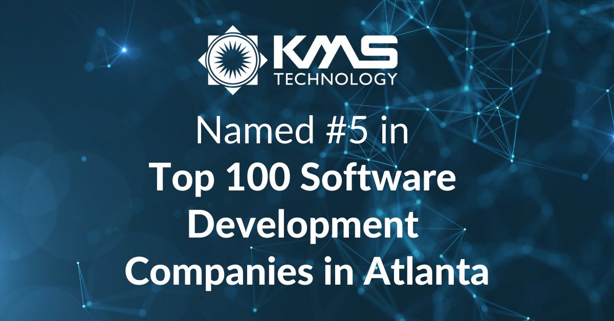kmstechnology's tweet image. KMS is honored to be recognized as #5 in the Top 100 Software Development Companies in Atlanta. Shoutout to our amazing team members, customers, and partners who continue to contribute to this journey of growth and success. View the full list here: hubs.li/Q016p7X70
