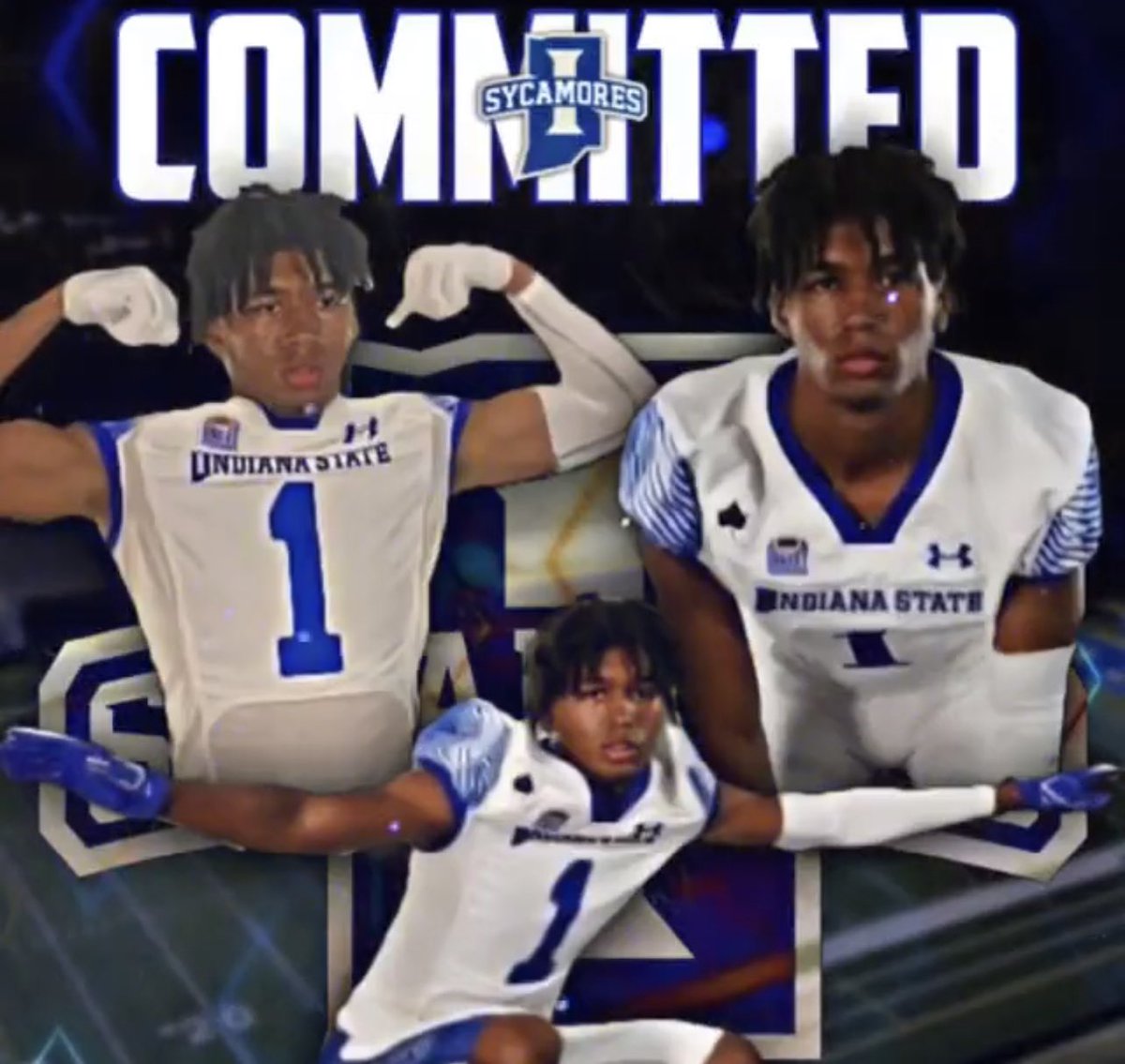 ProspectID_'s tweet photo. Congratulations Anthony Roberts on your commitment to play football 🏈 at Indiana State University to continue your academic and athletic career! Newest @IndStAthletics! #sycamorefootball ✍️❤️‍🔥Start your NPID Player ID to start your journey: bit/ly31GL6sr see link in bio https://t.co/qRVxbwurDc