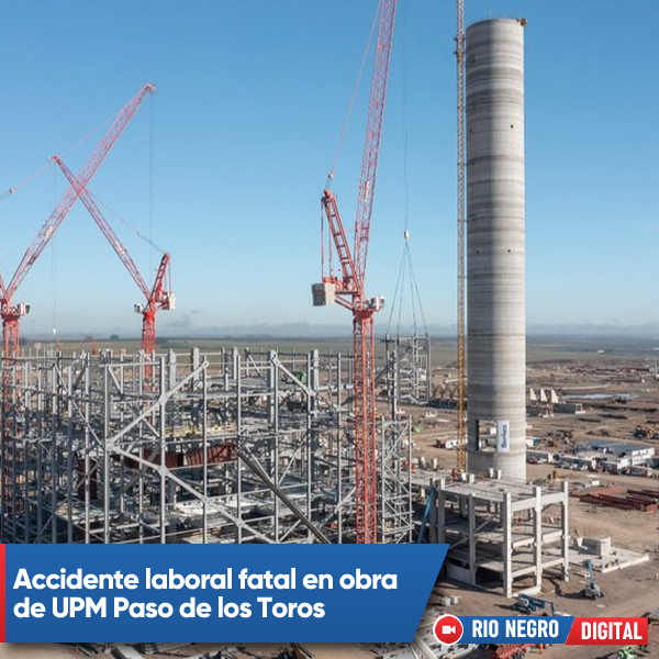 Accidente laboral fatal en obra de <a href="/UPMUruguay/">UPM Uruguay</a> en Paso de los Toros
rionegrodigital.uy/upm-paso-de-lo…