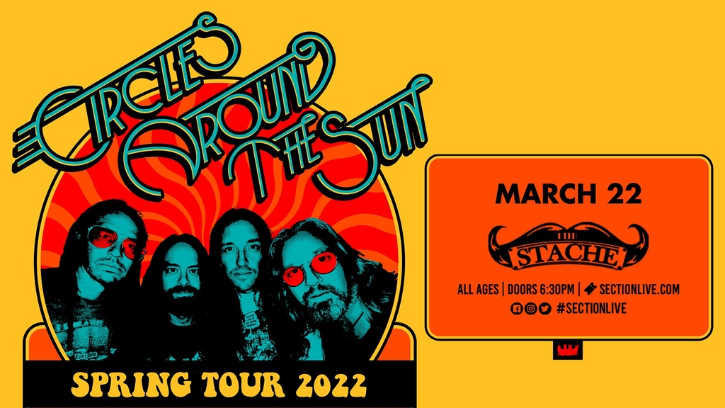 WYCEradio's tweet photo. 🚨 TOMORROW! 🚨
Don't miss it - tomorrow at @sectionlive, it's Circles Around The Sun at The Stache. Doors at 6:30pm, music starts at 7:30pm. Tickets on sale at https://t.co/wVWrEClmF8
#wyce #sectionlive #circlesaroundthesun https://t.co/mXLumffEDE