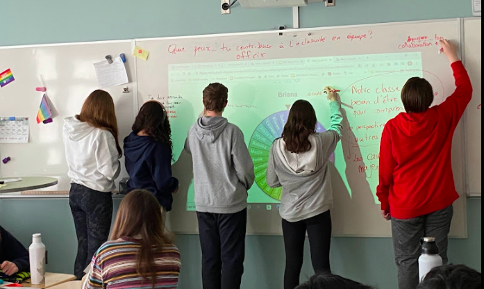 rolat's tweet photo. Ss focus on #inclusivity as Rotations are back for 7&amp;8 @StFXOCSB From intrapersonal to interpersonal skills for consolidating on #BeAnIncluder Ss ll develop #causalmodels as they relearn through the new setup. #ocsb  #ocsbBeCommunity #perspectives #communicaiton https://t.co/heLKSlPxmP