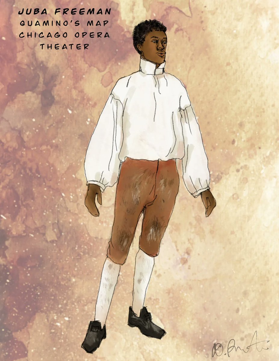 ChicagoOpera's tweet photo. Introducing our leading man Curtis Bannister as Juba Freeman. Curtis is a performing artist who has been in film, theatre, & opera. Some of his operatic performances include 2 COT productions, La Hija and Jane Doe.
Costume by Danielle Preston @danielleprestondesign #QuaminosMap https://t.co/WwGxDo2394