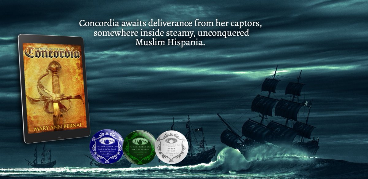 Concordia defies her husband and ironically finds herself captive by pirates. The Briton and the Dane: Concordia by Mary Ann Bernal books2read.com/u/bPQOvl Coffee Pot Book Club Book of the Year Honorable Mention - Early #Medieval #ASMSG #BookBoost youtu.be/18ayV1Nsass