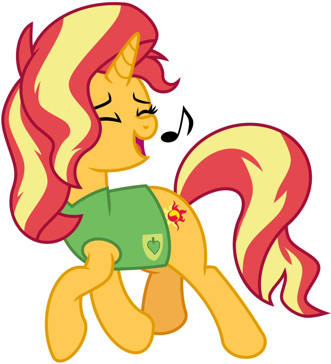 BlastDraws's tweet photo. Ah, if only Sunset existed back during Season 1. Winter Wrap Up was a season related song, so it would've been perfect for her to sing.

#WinterWrapUp #MyLittlePony https://t.co/lguBjcjRET