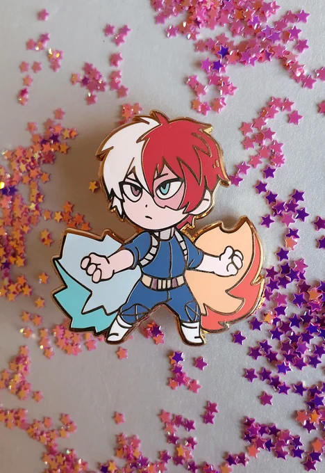 BNHA pins I made last summer! 8′) 