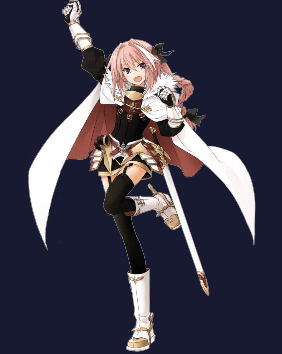 Today's GNC character is Astolfo from the Fate series! (He/they)