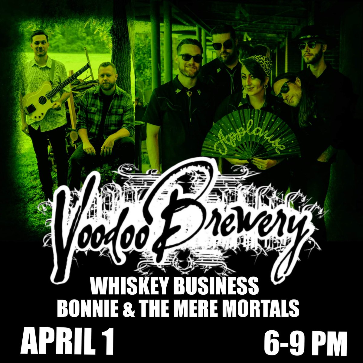 #Pittsburgh show alert! You can catch us at home (for free!) at the Voodoo Brewery <a href="/VoodooBrewery/">Voodoo Brewery</a> in New Kensington with Whiskey Business on April 1st. Grab some nachos and enjoy the show. #pittsburghmusic