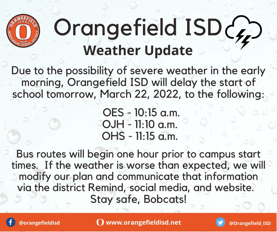 Orangefield ISD (@orangefield_isd) on Twitter photo 
