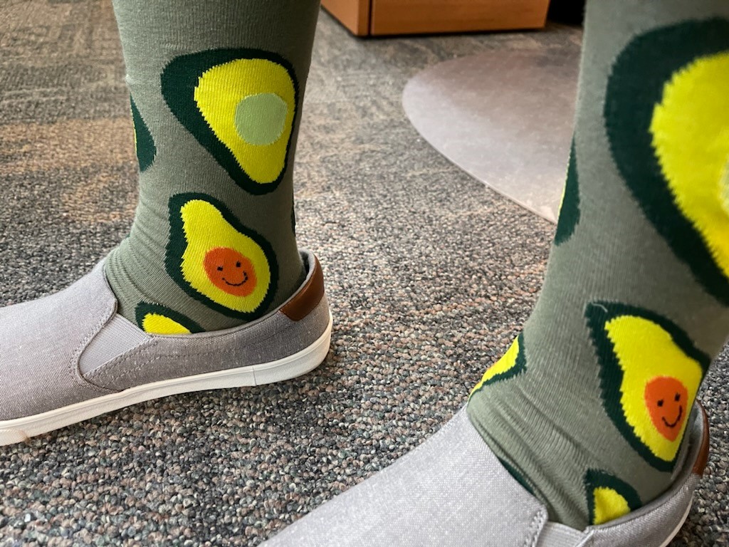 ChrisSamis1's tweet image. @SCDSB_Schools senior admin showing off their socks on #WDSD2022 #InclusionMeansSCDSB...belonging.