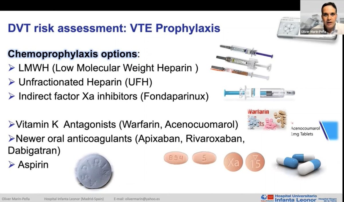 videosdmedicina's tweet photo. ➡️ Actualización trombo-profilaxis en la Artroplastia Total de Cadera
📺Charla del Dr Oliver Marín-Peña del Hospital Universitario Infanta Leonor de #Madrid
🏁https://t.co/lmYm2UjBxf

#cadera #ptc #trauma #COT @olivermarinpena @seccadera https://t.co/DxQtdb0q1l
