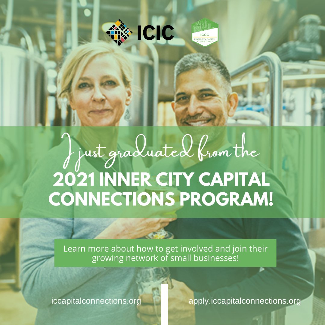 thisis2unique's tweet photo. "I am excited to share that I am officially a
graduate of the Inner City Capital Connections
program! @ICCCTweets
 I completed over 40 hours of small business seminars and courses to help position my business for
sustainable growth!
#iccc #smallbiz #bizeducation #bizgrowth https://t.co/QwyXSSrmNt