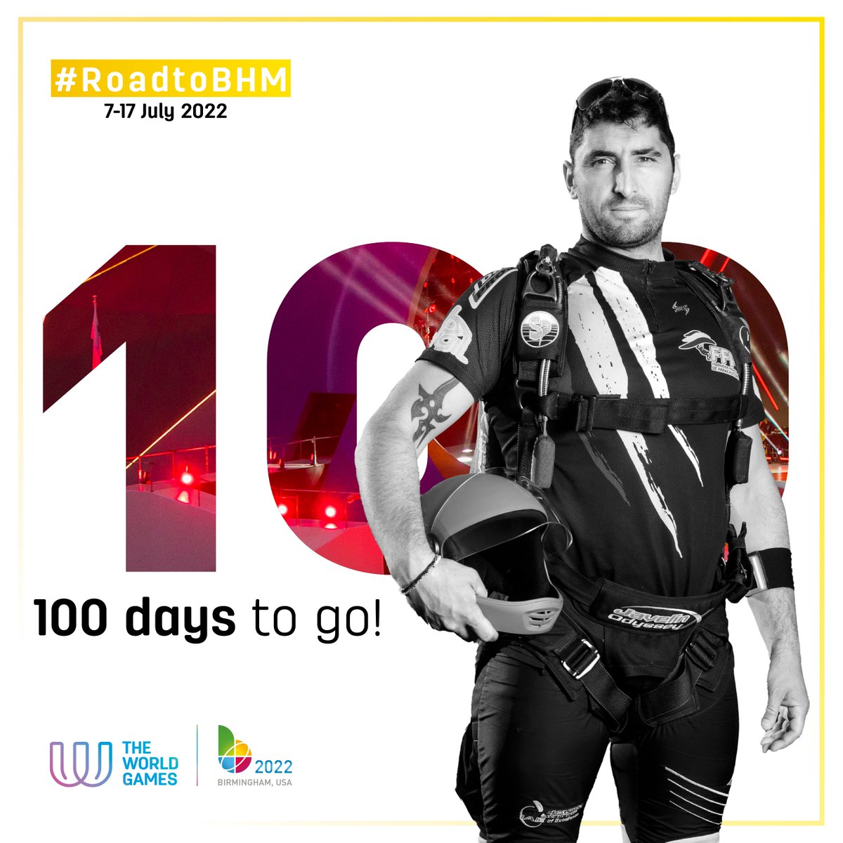 FAI (@airsports_fai) on Twitter photo 💯 days to go to <a href="/TheWorldGames/">The World Games</a> in Birmingham, #Alabama!
Staged over 11 days, The Games represents the pinnacle of competition for 3,600 of the world’s best athletes in 34 unique, multi-disciplinary sports. Our Canopy Piloting and #DroneRacing athletes will be among them 😀 💯 days to go to <a href="/TheWorldGames/">The World Games</a> in Birmingham, #Alabama!
Staged over 11 days, The Games represents the pinnacle of competition for 3,600 of the world’s best athletes in 34 unique, multi-disciplinary sports. Our Canopy Piloting and #DroneRacing athletes will be among them 😀