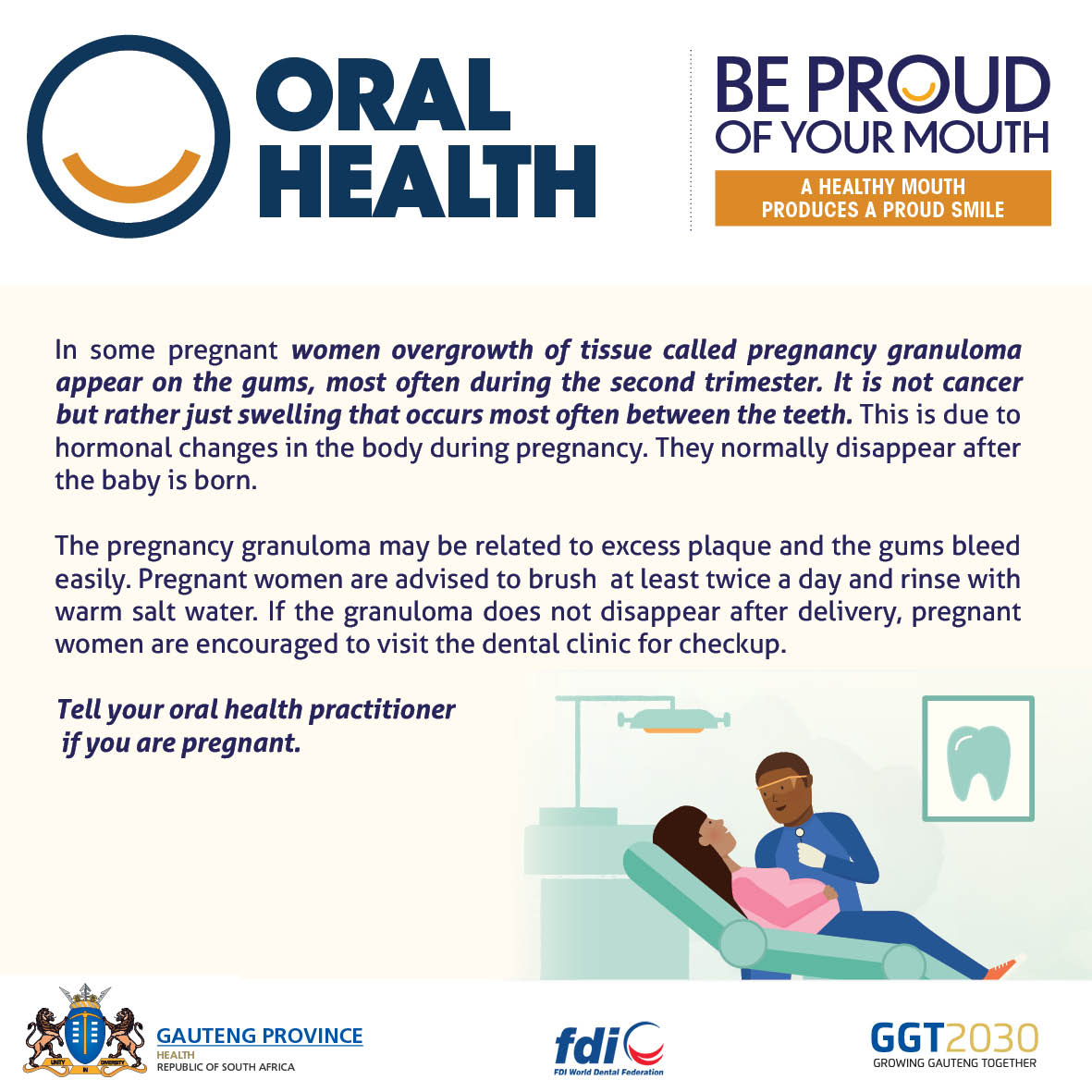 HelenJosephHos's tweet photo. #OralHealth | It is important for pregnant women to practice good oral hygiene #BeProudofYourMouth https://t.co/1KueOWtSTq
