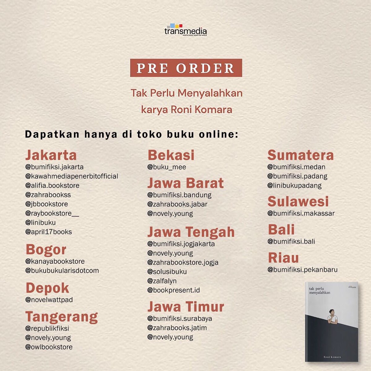RoniKomaraa's tweet photo. Untuk pemesanan silakan klik link ⤵️
https://t.co/MiuBbjuL1g https://t.co/50JkA0DQxt