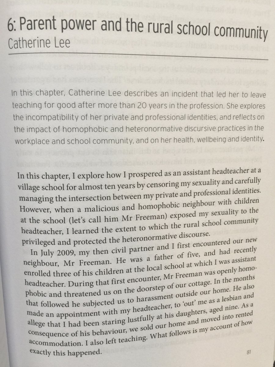 CynthiaDNelson's tweet photo. If you think it's easy to forge a queer career in education, think again. Huge congrats to #LGBTQ+ researcher @DrCatherineLee, Professor of Inclusive Education at Anglia Ruskin Univ. & a UK National Teaching Fellow! 🏳️🌈🏳️⚧️ #queericulum
Read the stories of @LGBTEducators ⬇️ https://t.co/FJLHvXpI9v