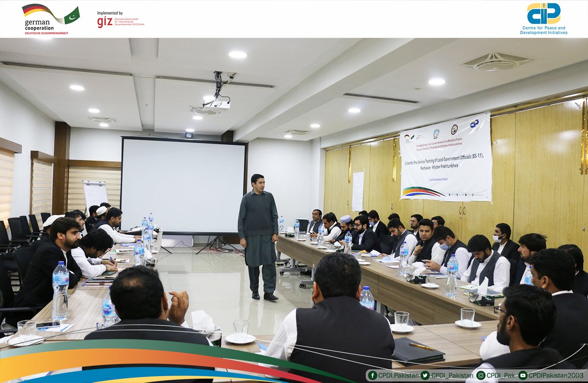 cpdi_pakistan's tweet photo. CPDI and @LGKPGovt with the support of @GIZPakistan are conducting 2-months Pre-service training of BS-11 Officials. During week 3 to 6, different sessions on LG Act, Solid Waste Management, Communications, Budget, File Management, Property Laws etc. were held.
#localgov #kplg https://t.co/TMTpOJOSll
