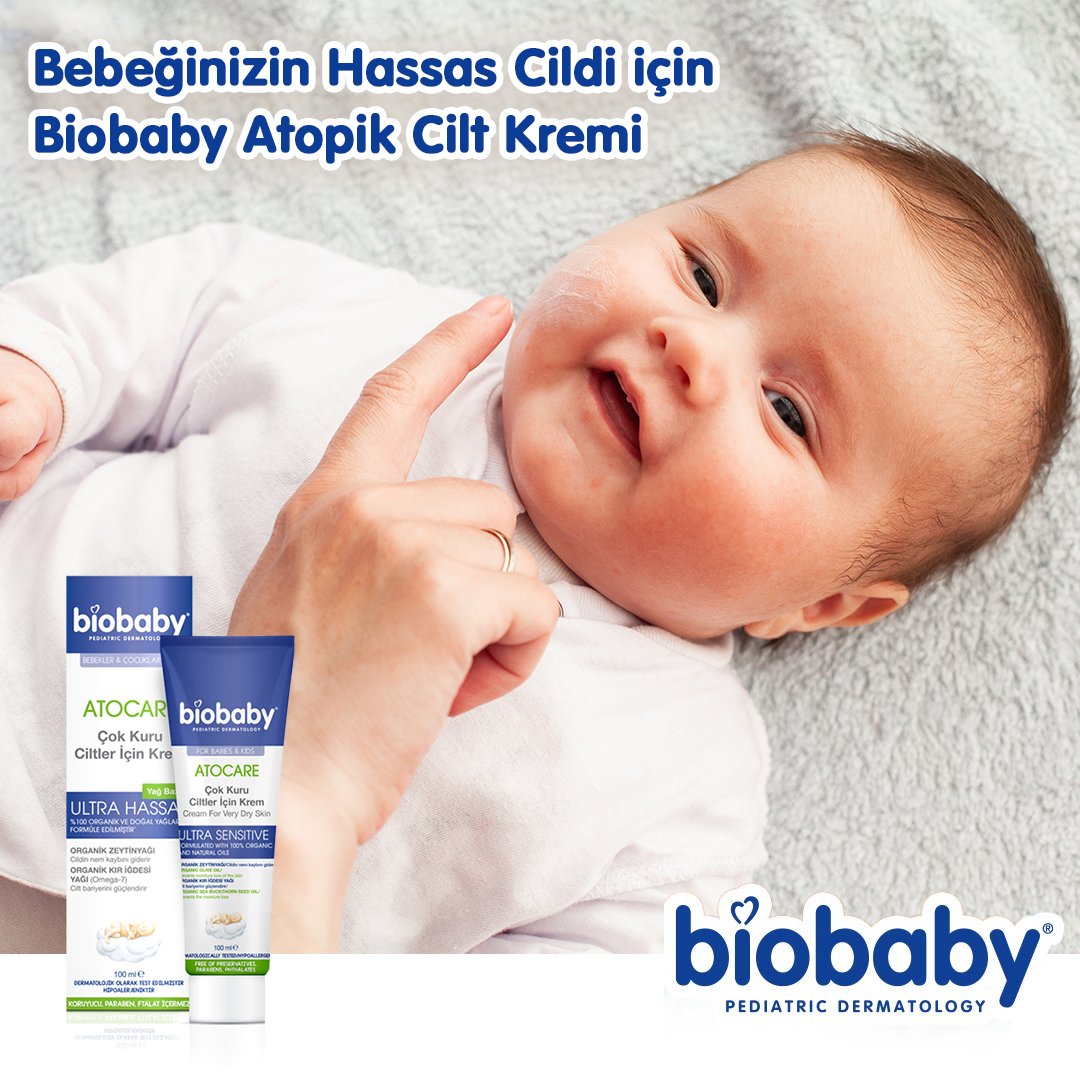 BioBabyTR's tweet photo. Biobaby Atopik Krem’in içeriğinde bulunan Organik Kır İğdesi Yağı önemli bir Omega-7 kaynağıdır ve cildin bariyer fonksiyonunu güçlendirir!

#Biobaby #Biota #probiyotik #organikelmaözü #hipoalerjenik #hassasbebekcildi #canlandırıcı #yatıştırıcı #bebekşampuanı #vucütşampuanı https://t.co/ImXIVy1MDF