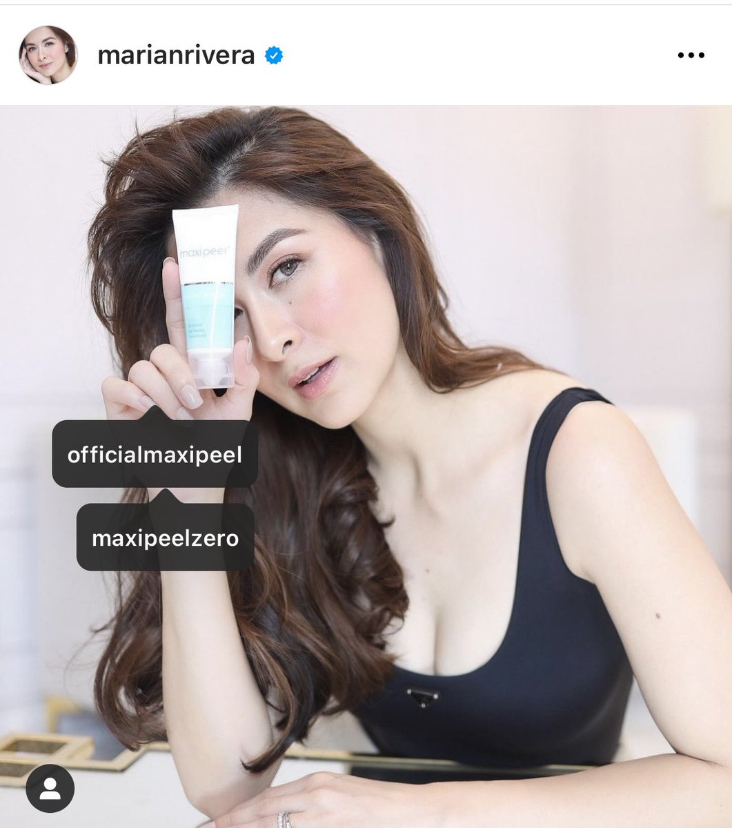 mariadongmarian's tweet photo. Marian Rivera for #MaxiPeel https://t.co/xpNgGjkZGT