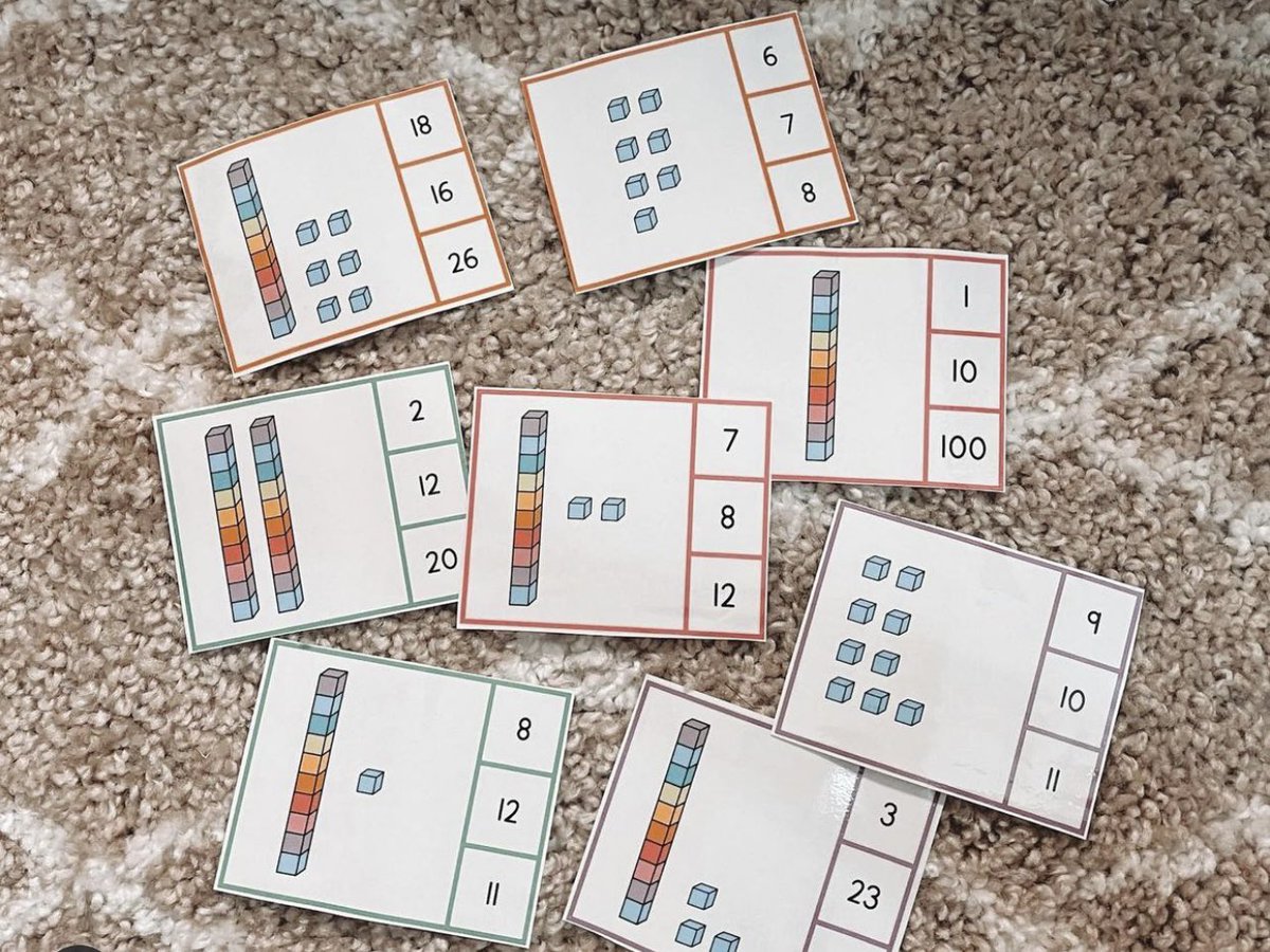 teachwithbreee's tweet photo. place value warm ups using peg cards with kindergarten #acuedu_p https://t.co/OOrpNjfcKf