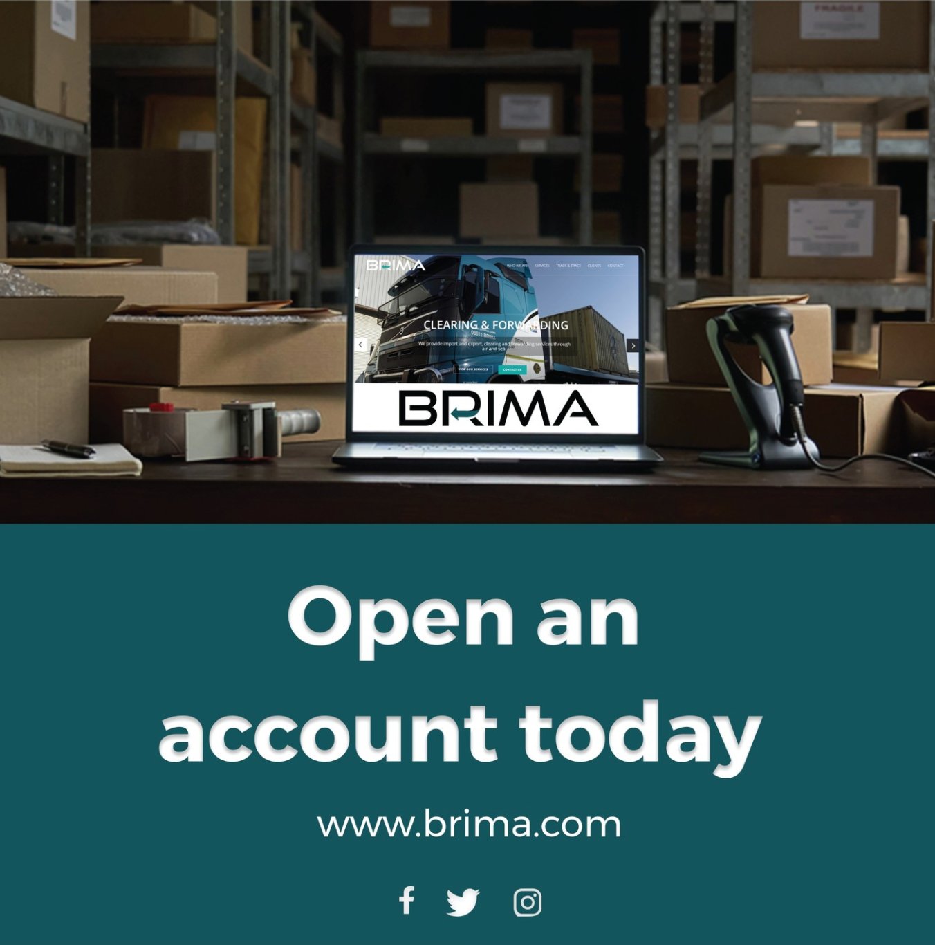 Brima Logistics On Twitter Open Your Account With Us We Have A 30