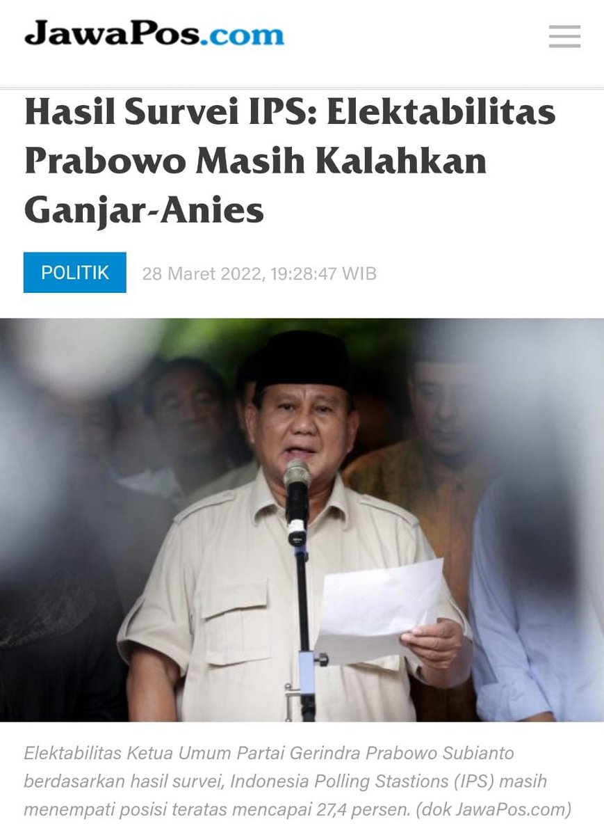 anisara_rahmah's tweet photo. Keren banget. Maju terus Pak Menhan Prabowo! Negeri Kita diakui dunia.

Prabowo Makin Dipercaya
Gerindra Naik Signifikan
Menuju Indonesia Maju

@prabowo @Gerindra https://t.co/obaw3H4KyY