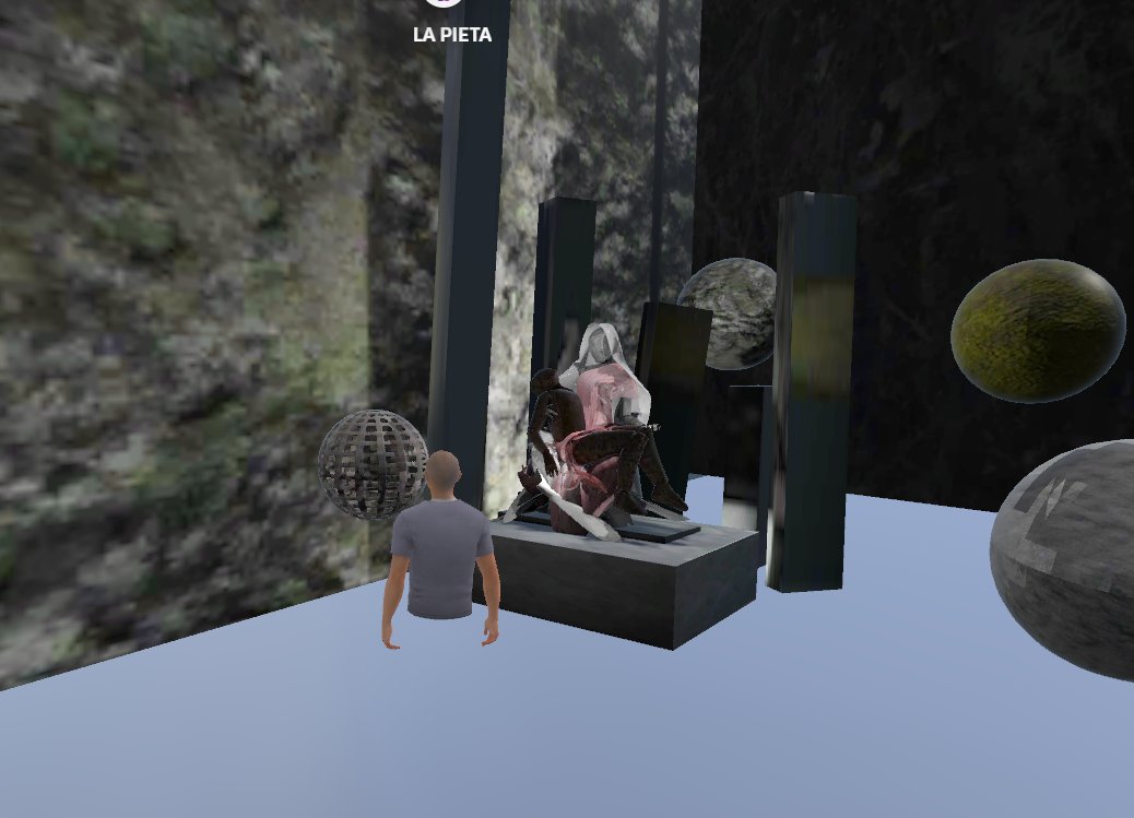 cristhesea's tweet photo. LA PIETA

virtual reality remake for the famous Michelangelo 's sculpture

take a tour in my @spatialxr room

https://t.co/YIdG7PL7dY

#NFT #NFTGiveaways #nftcollector #NFTartist #VRChat #vrdesigner #NFTdrop #NFTProject #dessign https://t.co/VPzPB50tW8