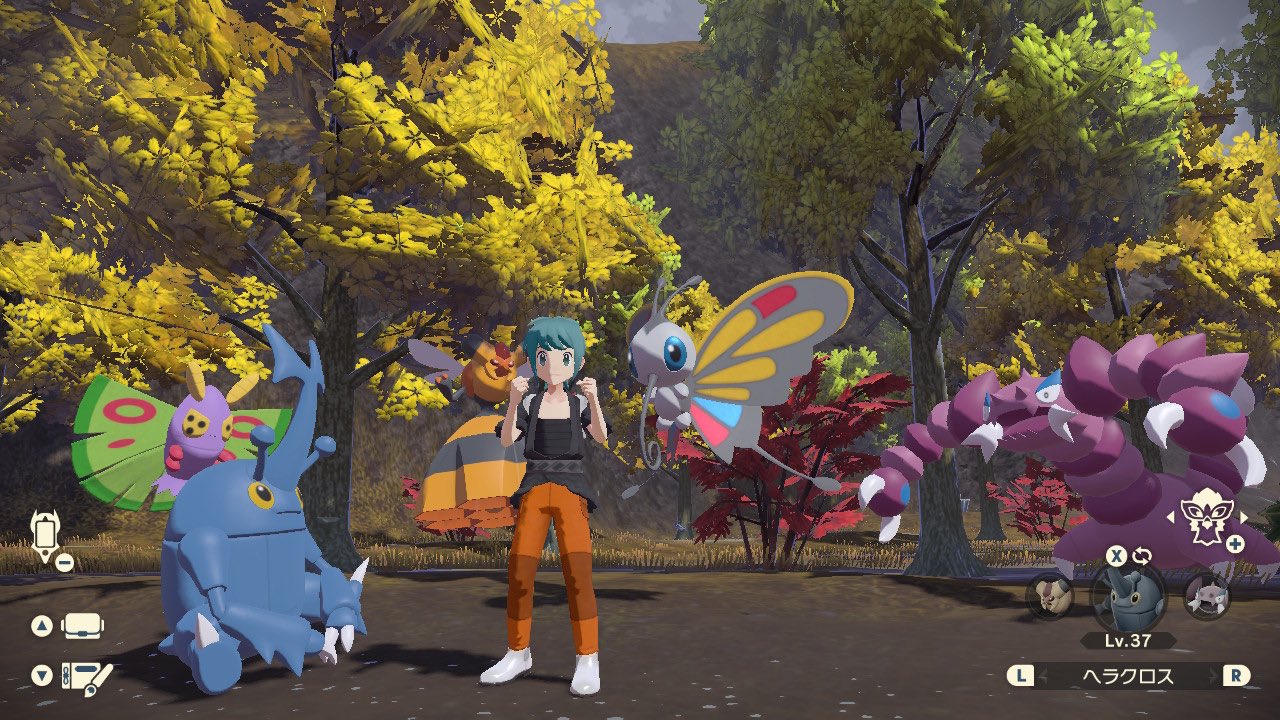 りんと 任務一 三 だって むしポケモン かっこいいし きれいでしょ リョウのパーティを再現しました 相棒 ポケモン紹介 ヒスイの映えスポット アルセウスに届け T Co Shbkuphd7t Twitter