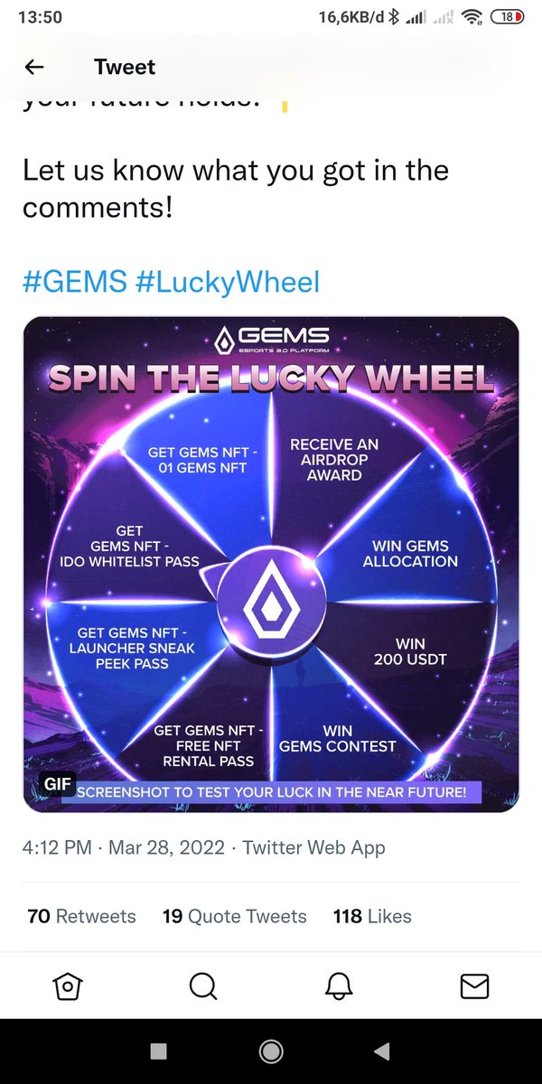 IlhamJay7's tweet photo. @gemsgg_official Very hard to get 200Usdt wkwk https://t.co/KHszvAITG5