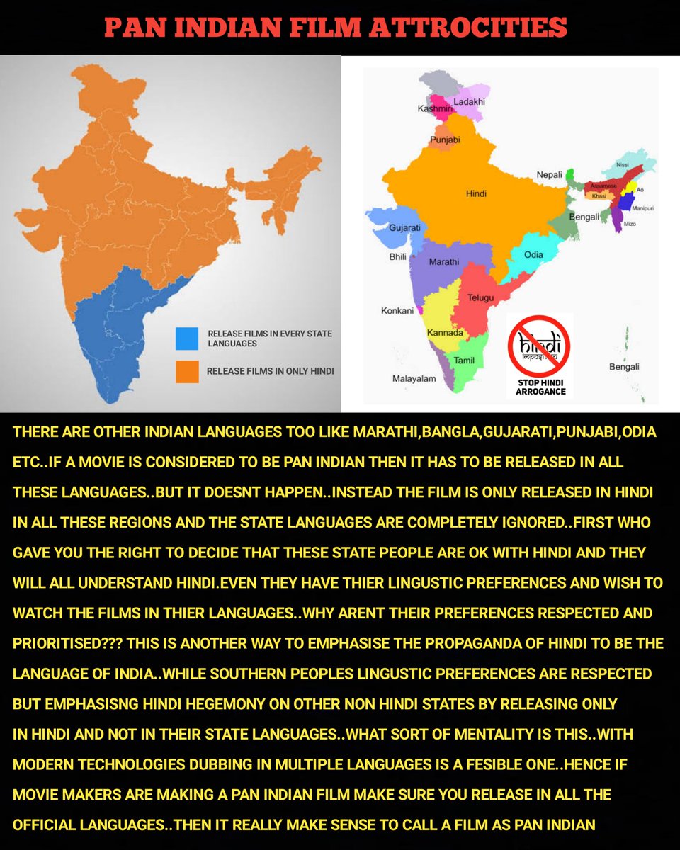 IS IT REALLY PAN INDIAN ???

#india #panindian #hindiimposition #stopHindiImposition #hindianization #indianfilms