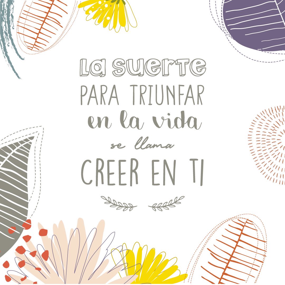 grupoviveplus's tweet photo. La suerte para triunfar en la vida se llama creer en ti. 💪🤩 https://t.co/ii3g8ljjwG