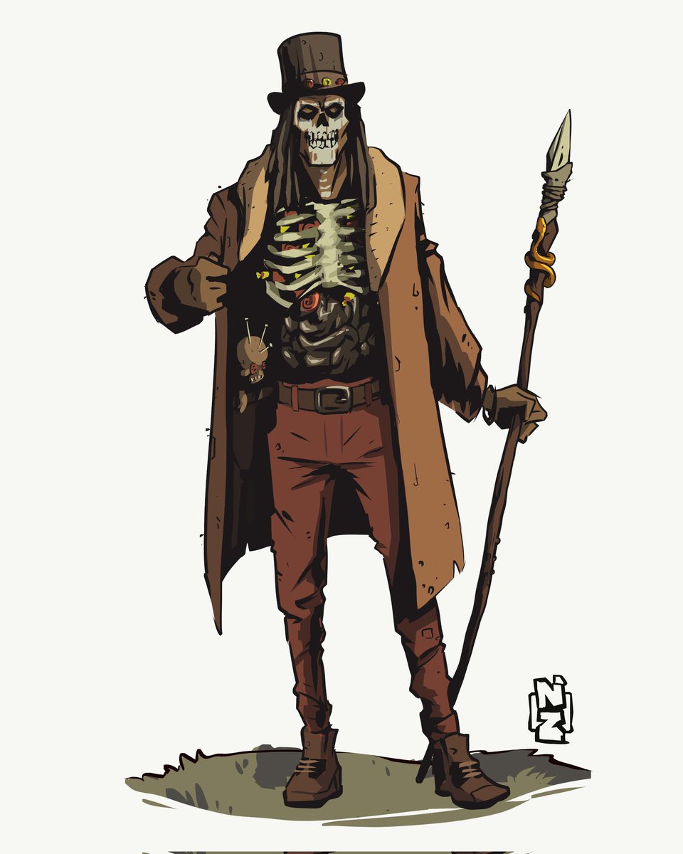 nukazombee's tweet photo. I need your help! Make your choice. Voodoo candyman concept. Spear or candy cane?
.
.
#voodoo #conceptart #artconcept https://t.co/5pciRr2a4I