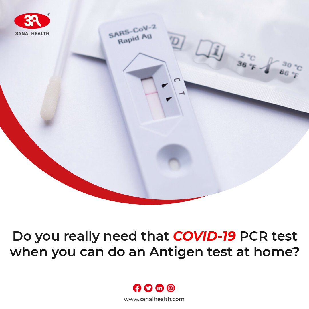 SanaiHealth's tweet photo. These at-home SARS-Cov-2 antigen tests can save you time and effort. Get your results in 15 minutes. Save yourself from unnecessarily going to get a PCR test for COVID-19.
 
Link to the product-  
https://t.co/2mNLc8vmLB

#COVID19 #AntigenTest  #SanaiHealth #InstantTest https://t.co/bUIuDhe6sr