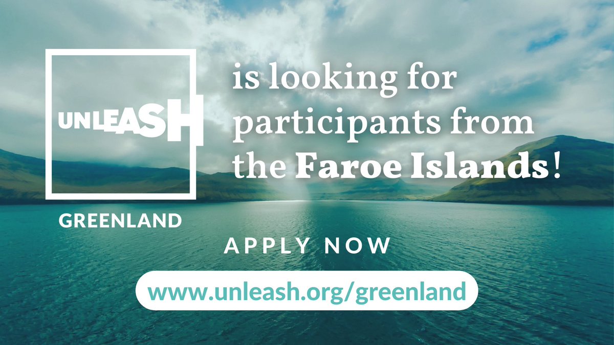 Do you know anyone from the #FaroeIslands who is interested in the #SDGs? If you do, reply to this tweet tagging them, so they can apply to #UNLEASHGreenland, a Regional Innovation Lab happening this August in Nuuk: unleash.org/greenland #UNLEASH2022