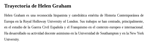 memoriaoroimena's tweet photo. Ez ahaztu: Bihar #36koOihartzunak zikloaren saio berria!
#HelenGraham gurean izanen da.
🗣️12etan Sarioko 04 aretoan
@UNavarra @1936_na
https://t.co/A2xguLIO3f https://t.co/5th6LiFTrZ