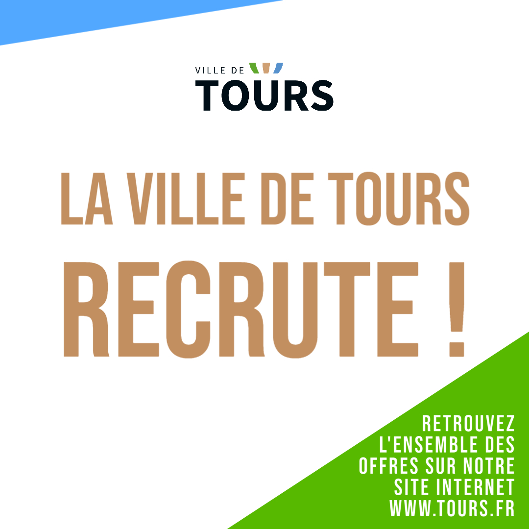 📣 𝗟𝗮 𝗩𝗶𝗹𝗹𝗲 𝗱𝗲 𝗧𝗼𝘂𝗿𝘀 𝗿𝗲𝗰𝗿𝘂𝘁𝗲 !

🦺 Un(e) manutentionnaire (avec permis poids lourds)
👨‍🔧 Un(e) électricien(ne)
🎨 Un(e) graphiste
⚰️ Un fossoyeur H/F
🥕 Des animateurs "potager"

➕ Et plein d'autres offres sur le site de la ville :

🔗 bit.ly/RecrutementVil…