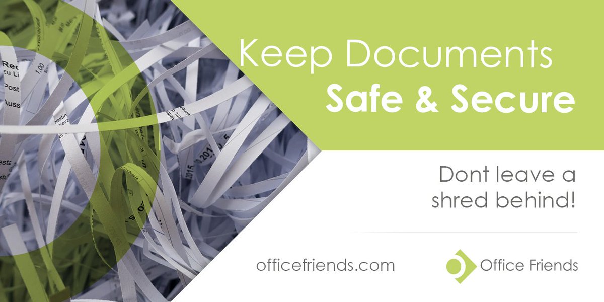 OfficeFriends's tweet photo. Document #Shredders make it easy to destroy hard copies. Ensuring your business will be protected, and confidential information will remain secure. Buy Yours today -> https://t.co/NhVTSQWaSp https://t.co/lEUPSPuPQO
