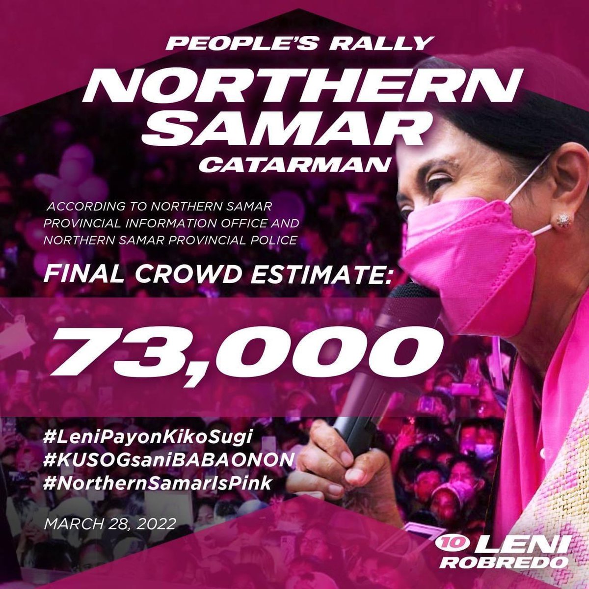 roxsantos's tweet image. 73,000 strong KAKAMPINKS!
#SamarIsPink