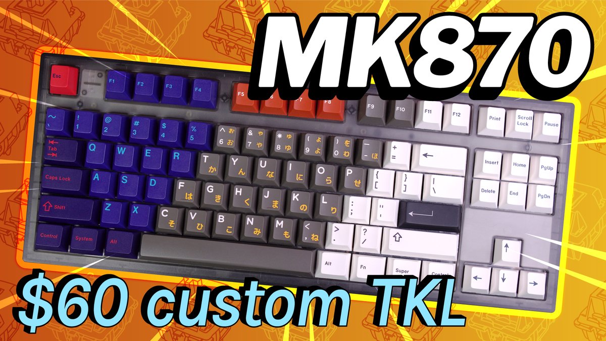CaloysKeyboards's tweet photo. Finally got to check out the MK870! 
➡️https://t.co/jIOMS2DXRL https://t.co/nlC7yDxokp