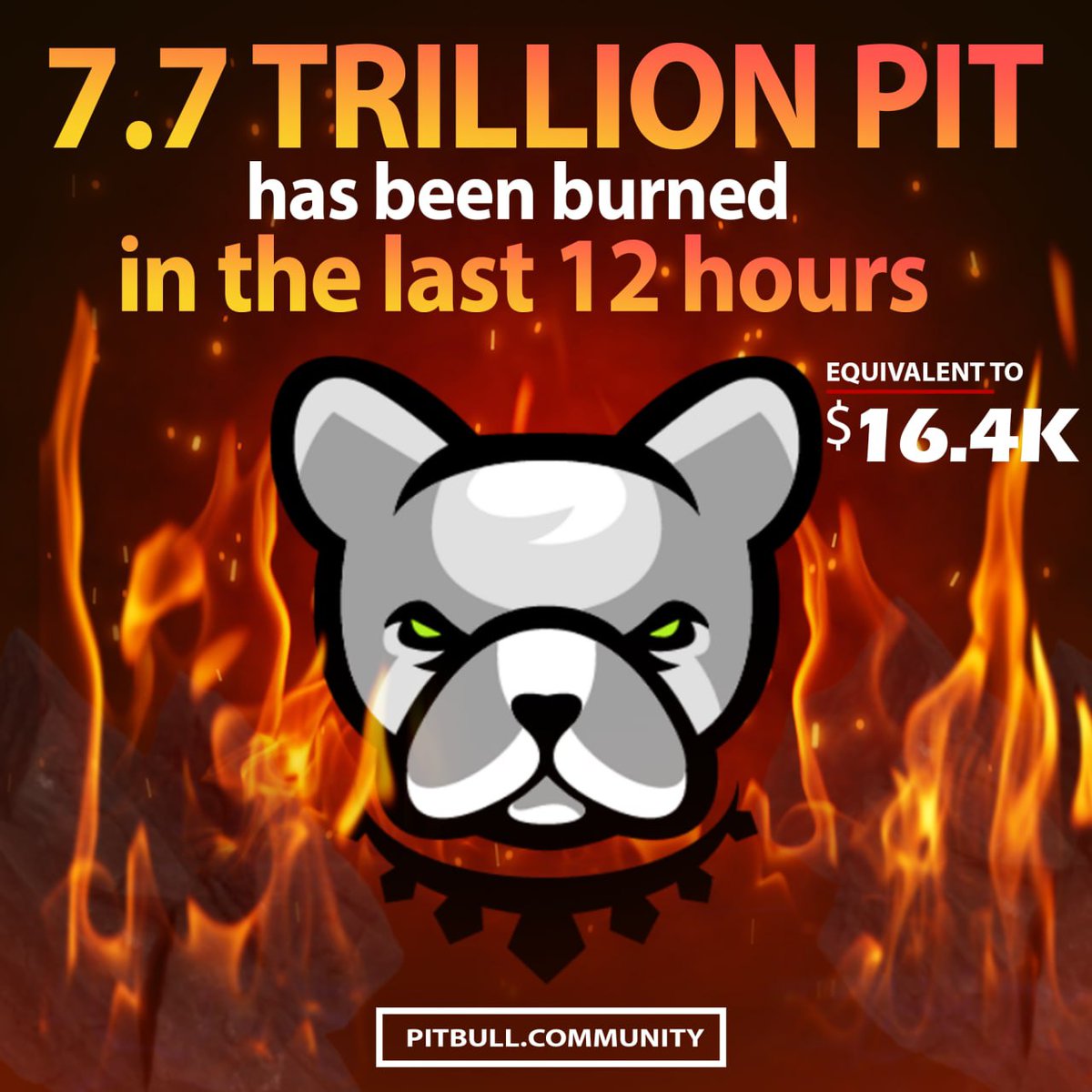 BscPitbull's tweet image. 🔥TOP #BNBChain BURNER on Fire Again🔥

7.7 T $PIT Burned in 12H
230 T $PIT only in 2022🤯
%59,4 of total🔥

This forms an increasingly higher price floor for investors.Continuosly decreasing supply, increases scarcity of tokens

500K Holders⏳️
Faster burning after #OKx Listing