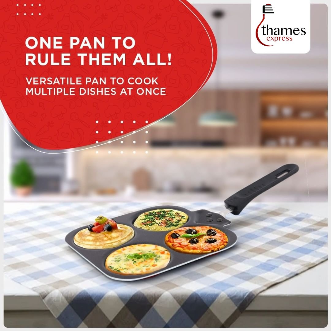 ThamesExpress's tweet photo. Impress everyone with your culinary versatility! From pizzas to pancakes and more, prepare all in one go with Nirlep Multi Snackmaker.

#ThamesExpress #Nirlep #MultiSnackmaker #Cookware #LiveWell https://t.co/NGTWIBVwXi